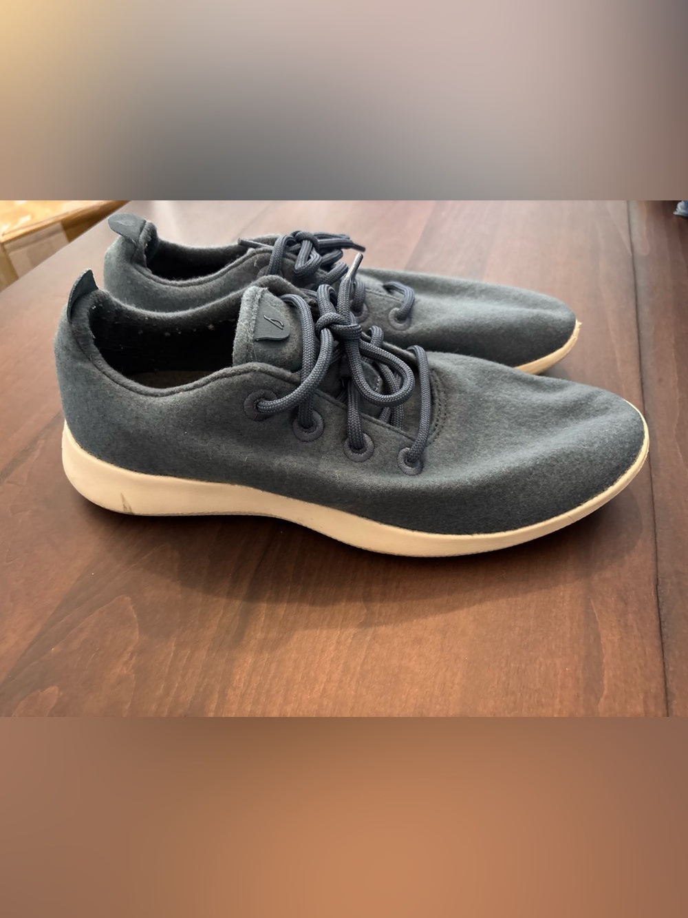 allbirds Men's Blue Wool Runners